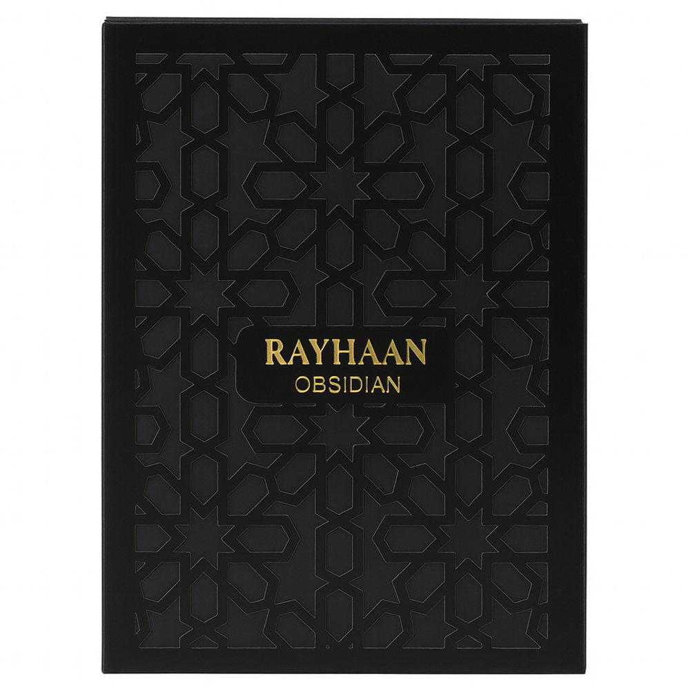 RAYHAAN OBSIDIAN EAU DE PARFUM FOR MEN 3.4 oz 100 ml