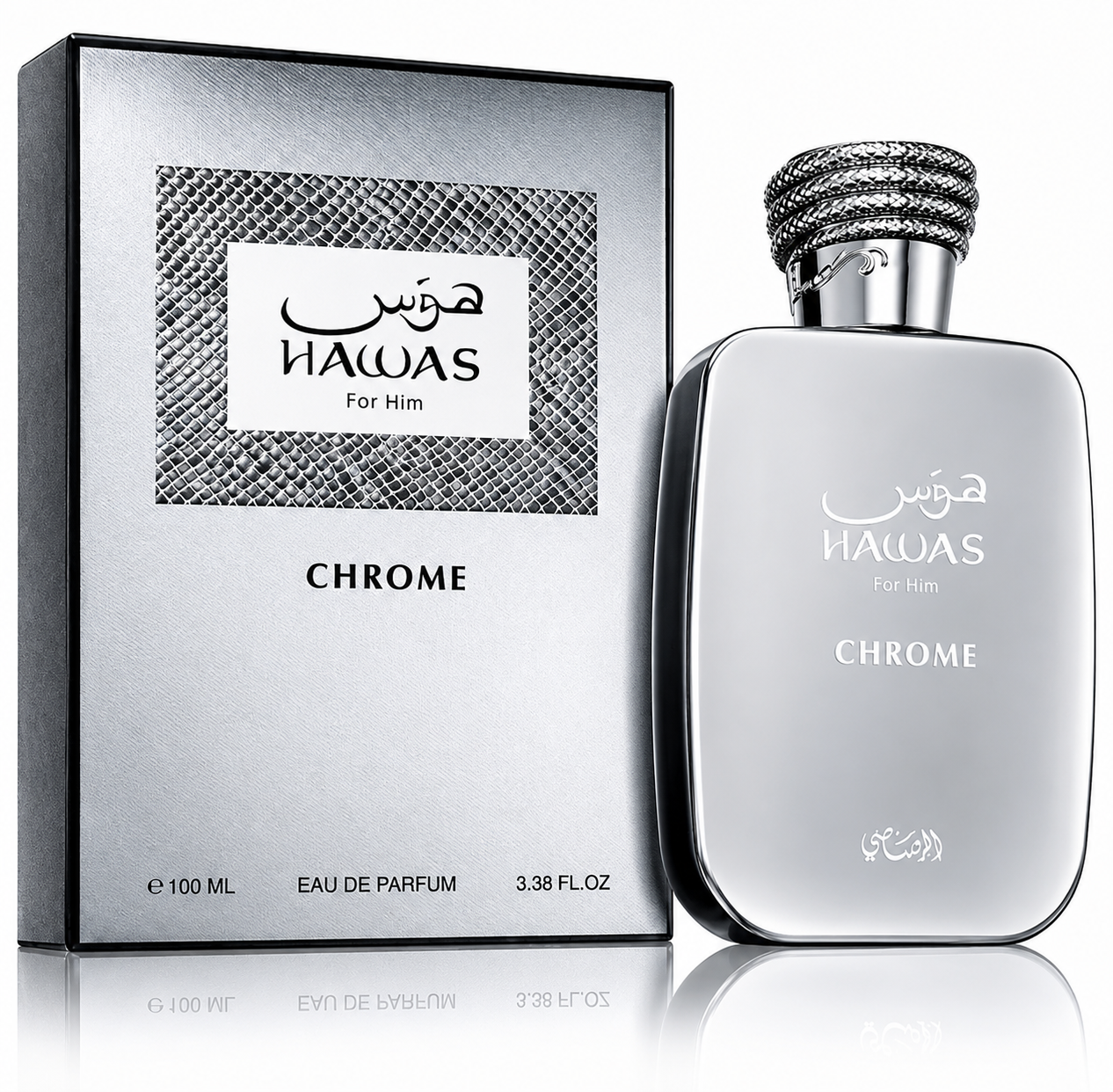 HAWAS CHROME EDP 3.38FL.OZ|100ML