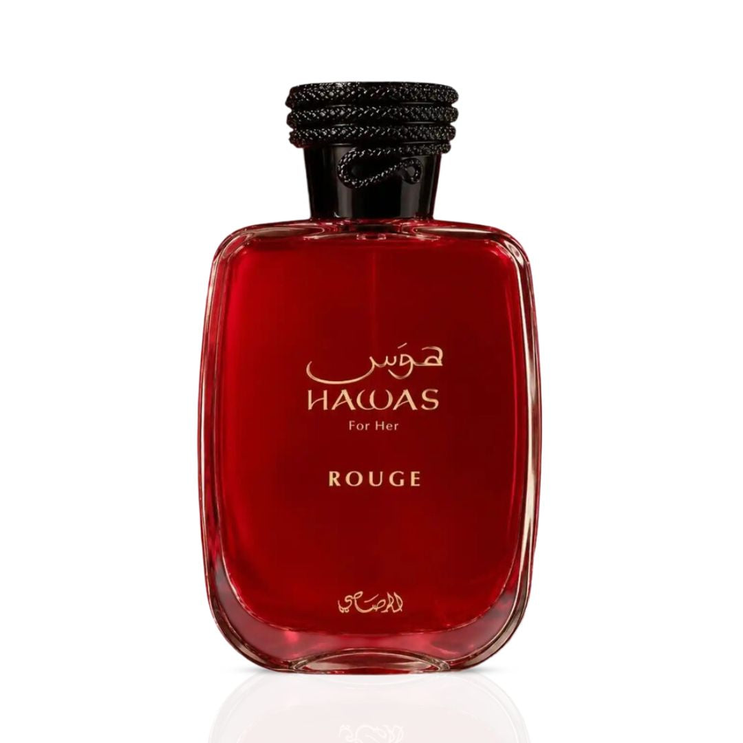 Hawas Rouge Eau de Parfum Spray 100ml (3.4 oz) by Rasasi