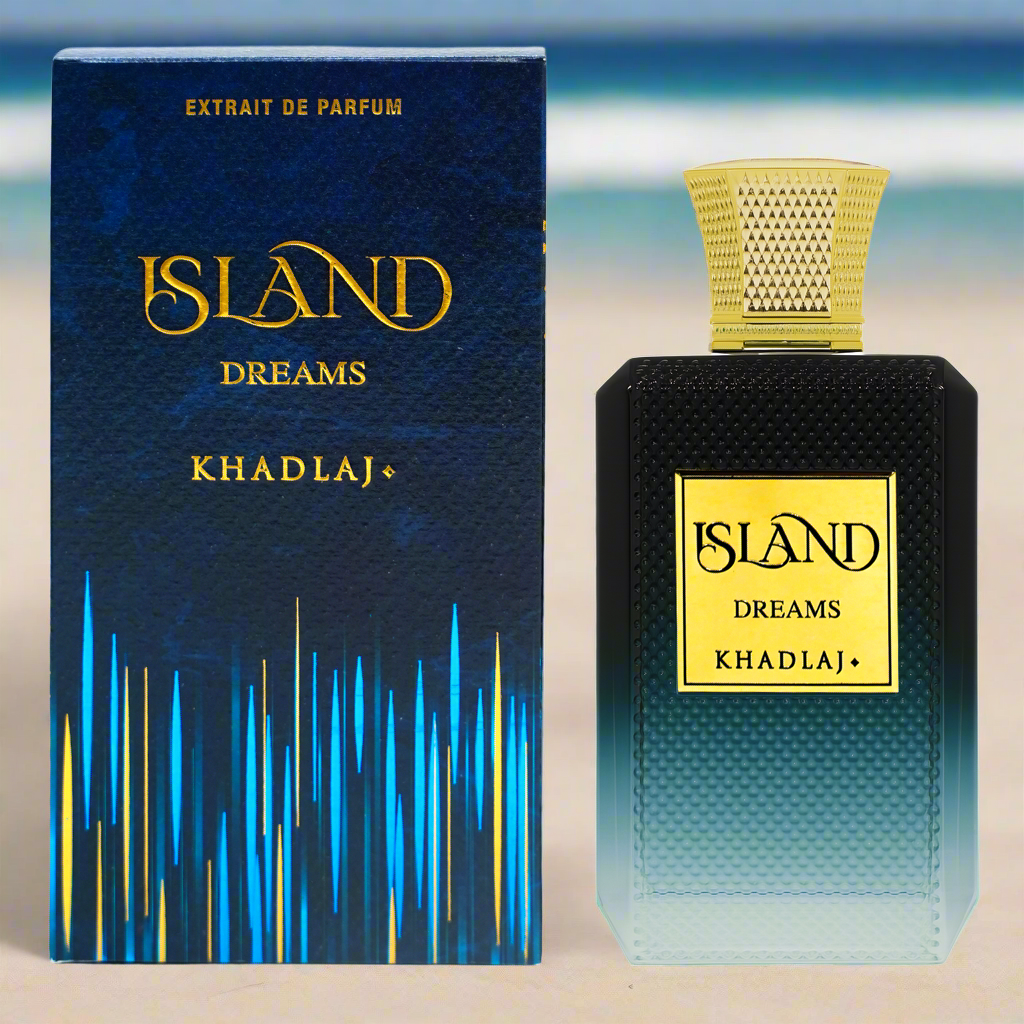 Khadlaj Island Dreams Extrait de Parfum 100ml Unisex fragrance bottle