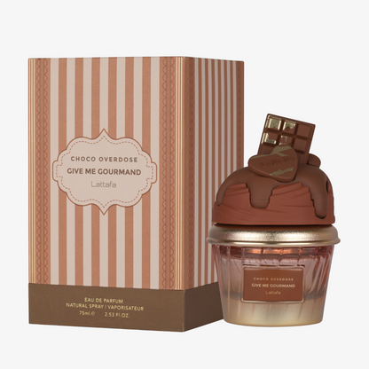Lattafa Choco Overdose Eau de Parfum 75ml bottle