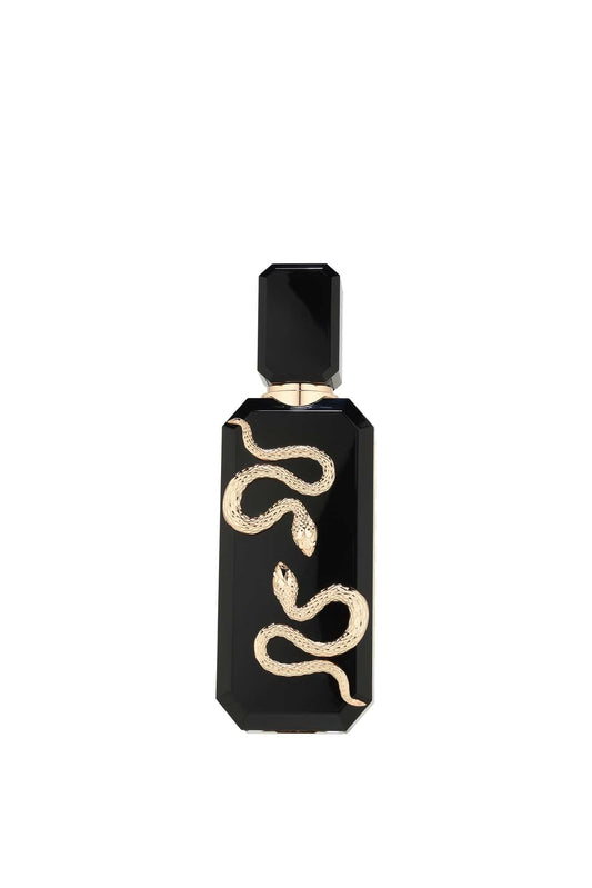 French Avenue Veneno Extrait de Parfum 3.4 oz 100 ml black bottle with gold serpents