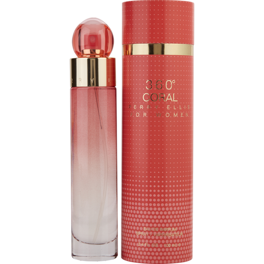 Perry Ellis 360 Coral Eau de Parfum 3.4 oz / 100 ml