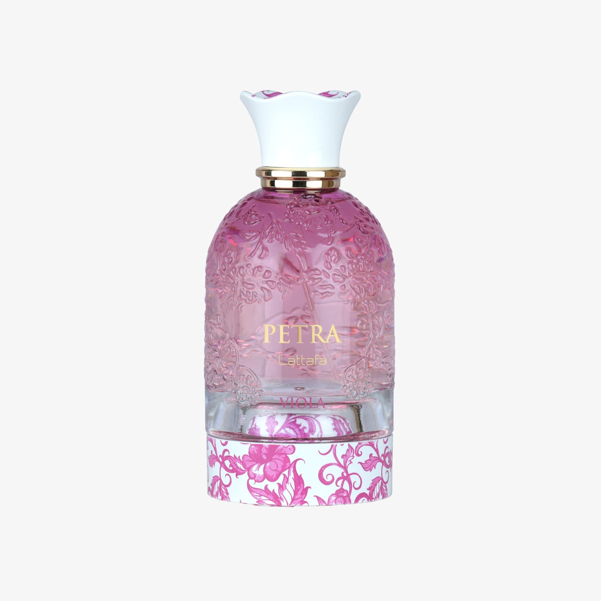 Lattafa Petra Viola Unisex EDP 3.4oz perfume bottle