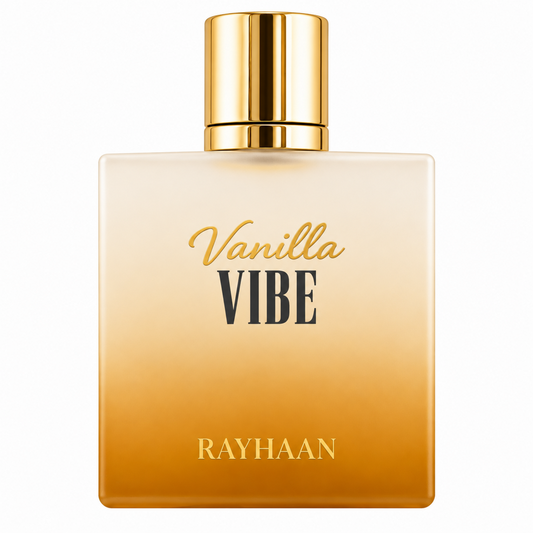 Rayhaan Vanilla Vibe Eau de Parfum 100 ml perfume bottle