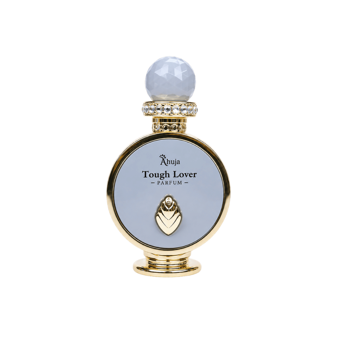 Tough Lover by Ahuja Eau de Parfum 3.4 oz bottle in gold-accented arch bottle