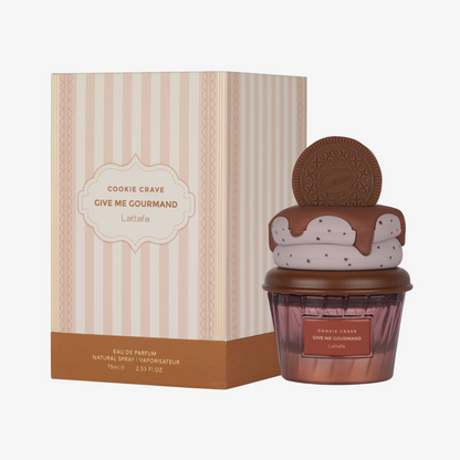 Lattafa Cookie Crave Eau de Parfum 75ml bottle