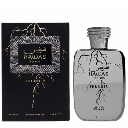 Rasasi Hawas Thunder Eau de Parfum 100ml / 3.4oz – Men's Fragrance