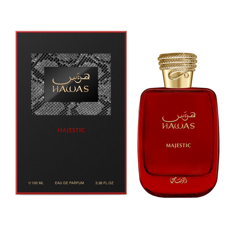 Rasasi Hawas Majestic Eau de Parfum Spray, Regular Size 3.38 fl oz