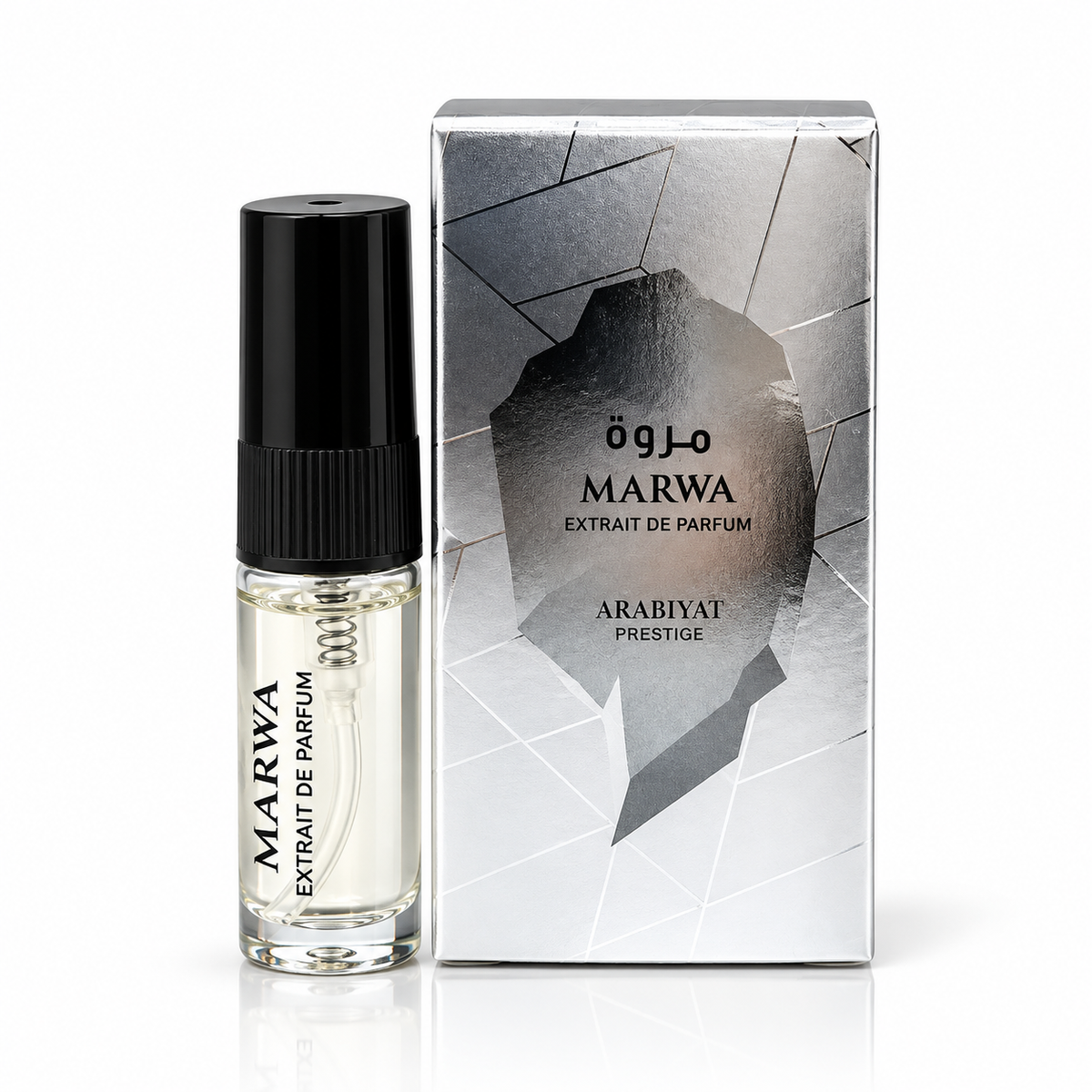 Arabiyat Prestige Marwa Extrait de Parfum 3 mL sample spray vial