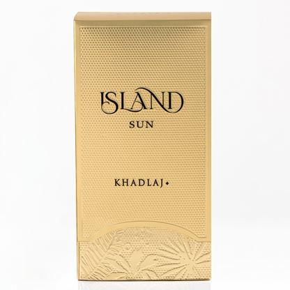 Khadlaj Island Sun Unisex EDP 3.4oz packaging detail