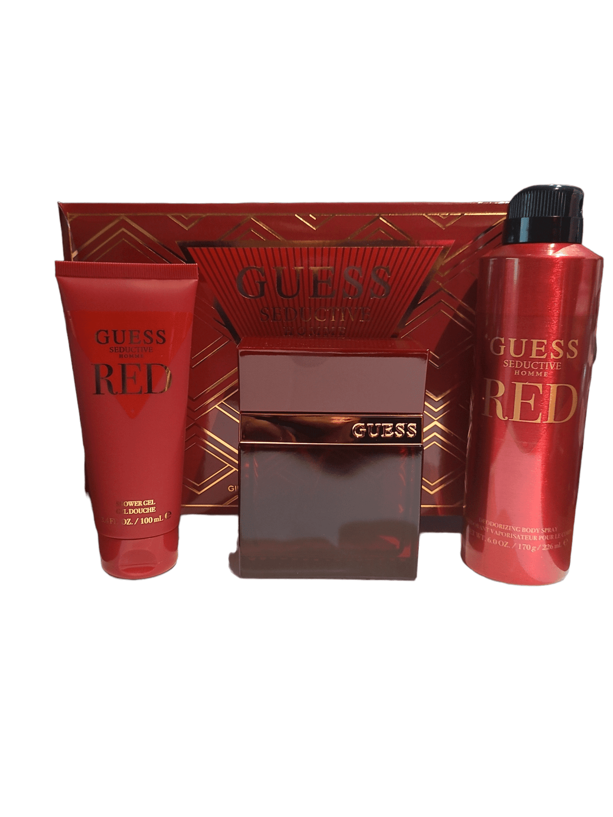 Guess Seductive Homme Red Eau de Toilette Gift Set 100ml