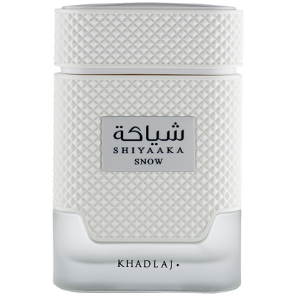 Khadlaj Shiyaaka Snow Eau de Parfum 3.4oz 100ml men's bottle