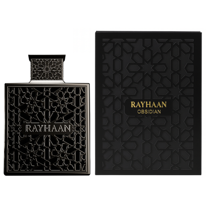 Rayhaan Obsidian Eau de Parfum 3.4oz 100ml men's bottle