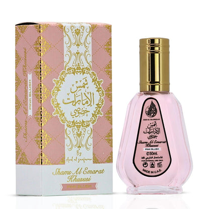 Ard Al Zaafaran Pink Blush Shams Al Emarat Eau de Parfum 50ml 1.7oz unisex bottle