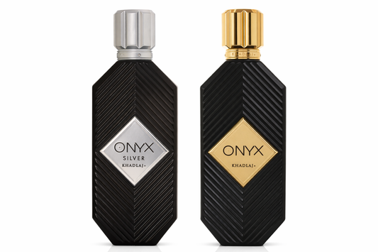 Khadlaj Onyx Silver And Gold Duo Pack (3.4 Oz 100 Ml Eau De Parfum)
