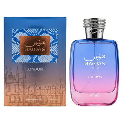 Rasasi Hawas London Eau de Parfum for Men 3.4oz 100ml