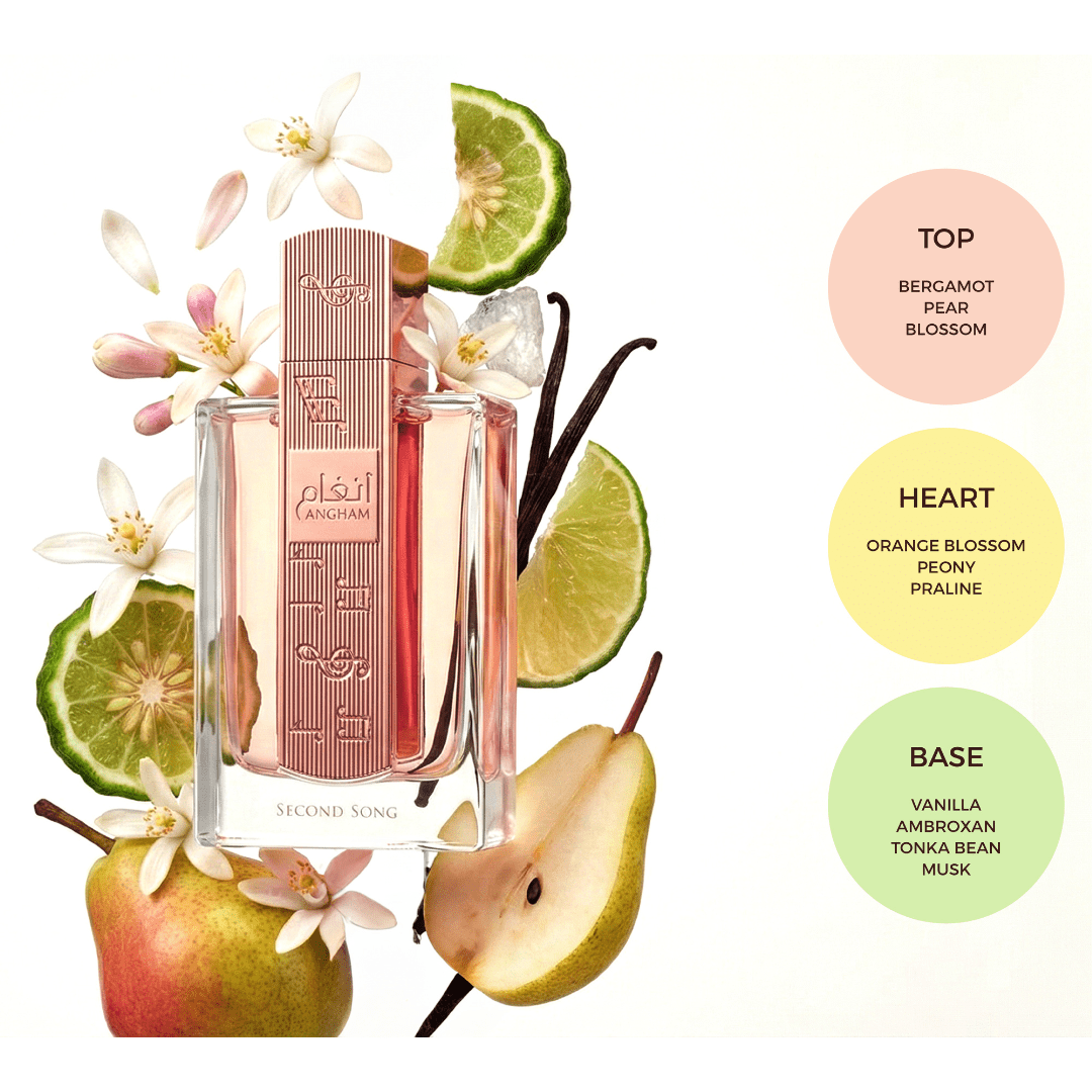LATTAFA Angham Second Song Eau De Parfum 100Ml – Unisex Oriental Vanilla Fragrance, Long