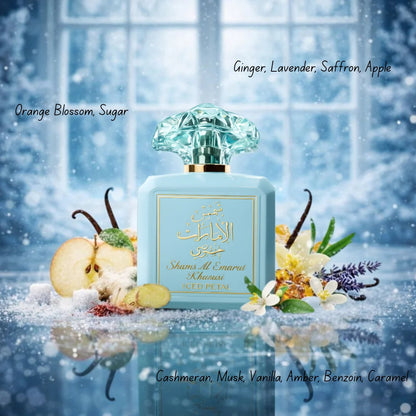 Ard Al Zaafaran Shams Al Emarat Khususi Iced Petal EDP 100ml/3.4oz Unisex - bottle photo 4 of 6