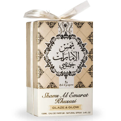 Shams Al Emarat Khususi Glaze & Glow Eau de Parfum 3.4oz 100ml Unisex