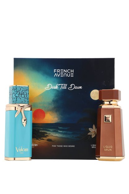 French Avenue Dusk Till Dawn Set (Vulcan Feu & Liquid Brun) EDP 2x100ml Unisex - bottle photo 1 of 5