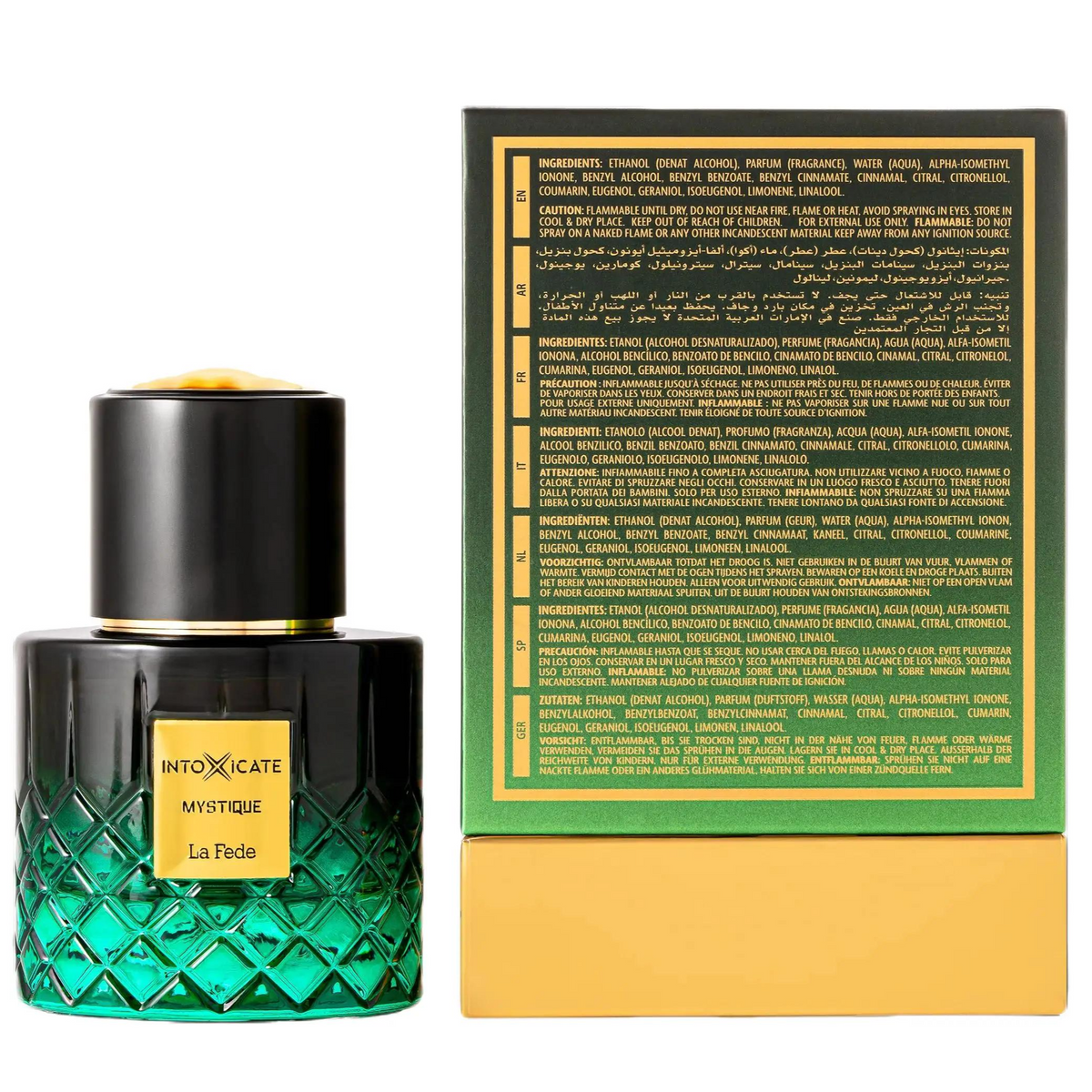 KHADLAJ LA FEDE INTOXICATE MYSTIQUE EXTRAIT DE PARFUM FOR MEN 3.4 Oz | 100 Ml