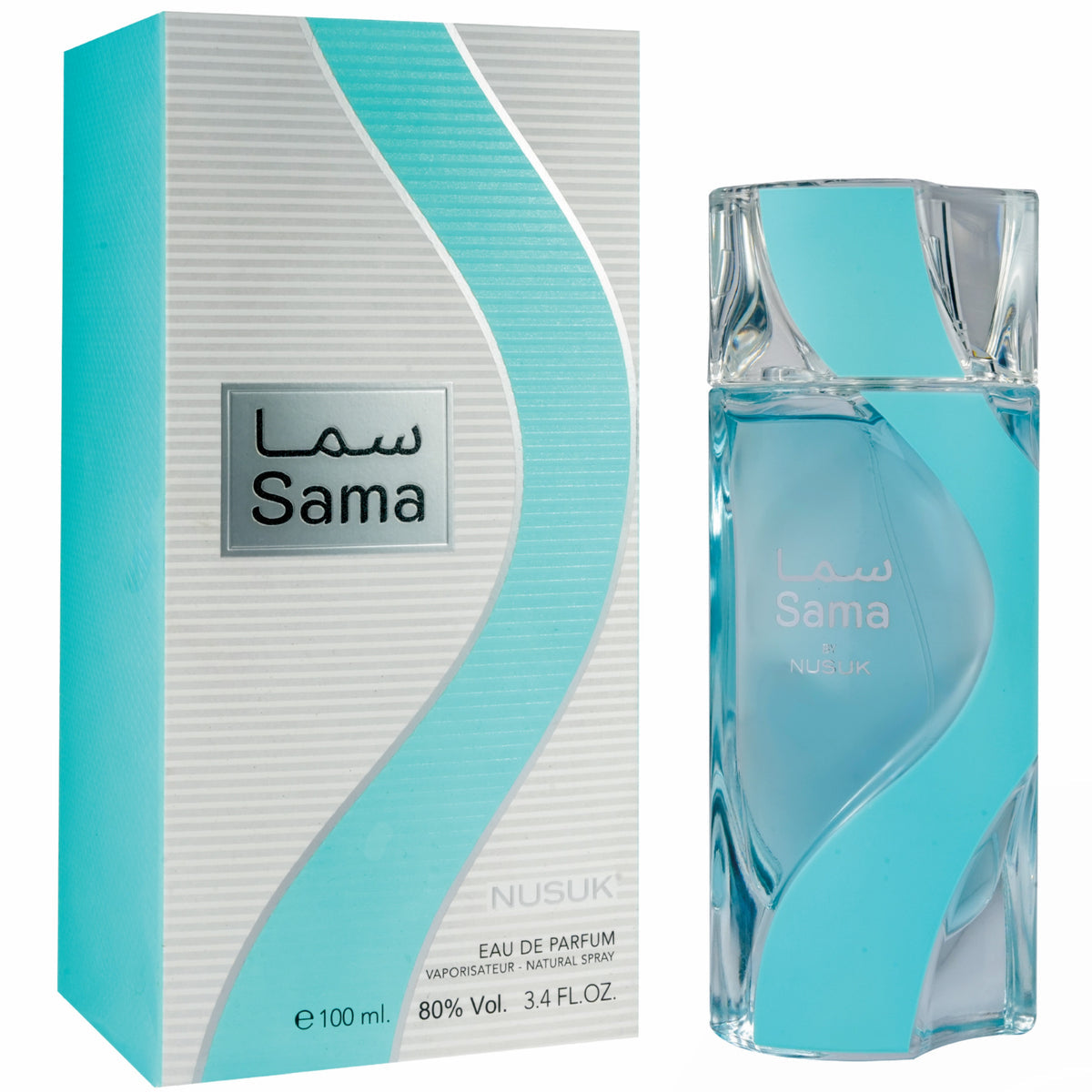 NUSUK SAMA EAU DE PARFUM SPRAY FOR MEN 3.4 Oz / 100 ml BRAND NEW SEALED IN BOX!
