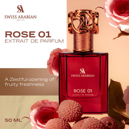 Swiss Arabian Rose 01 Eau de Parfum Spray 1.7oz