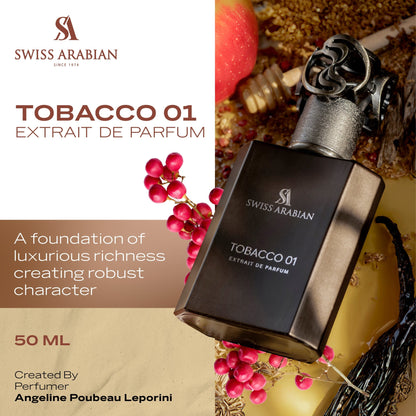 Swiss Arabian Tobacco 01 Extrait de Parfum 1.7oz