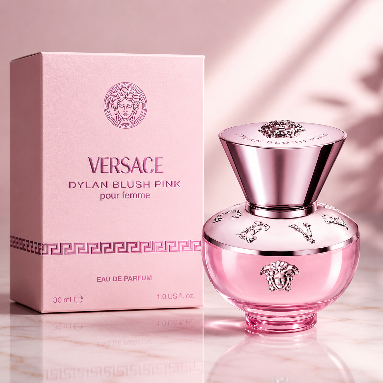 Dylan Blush Pink by Versace Box for Women 1.0 30 Ml Oz Eau De Parfum BRAND NEW