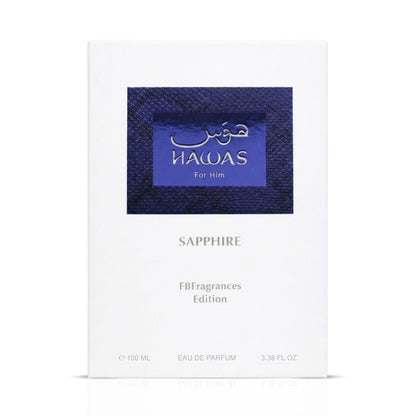 Rasasi Hawas Sapphire X FBFragrances Eau de Parfum 3.4oz/100ml bottle