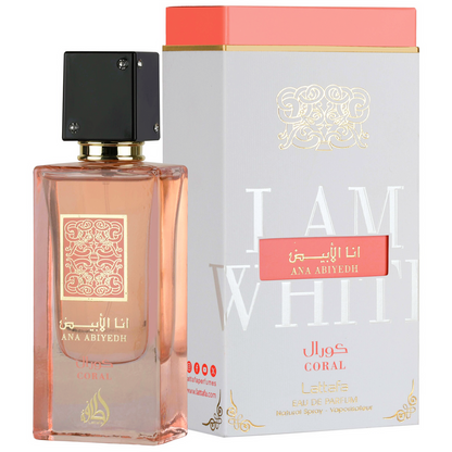 Lattafa Ana Abiyedh Coral Eau de Parfum 2.04oz bottle