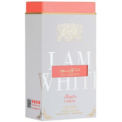 Lattafa Ana Abiyedh Coral Eau de Parfum 2.04oz spray bottle