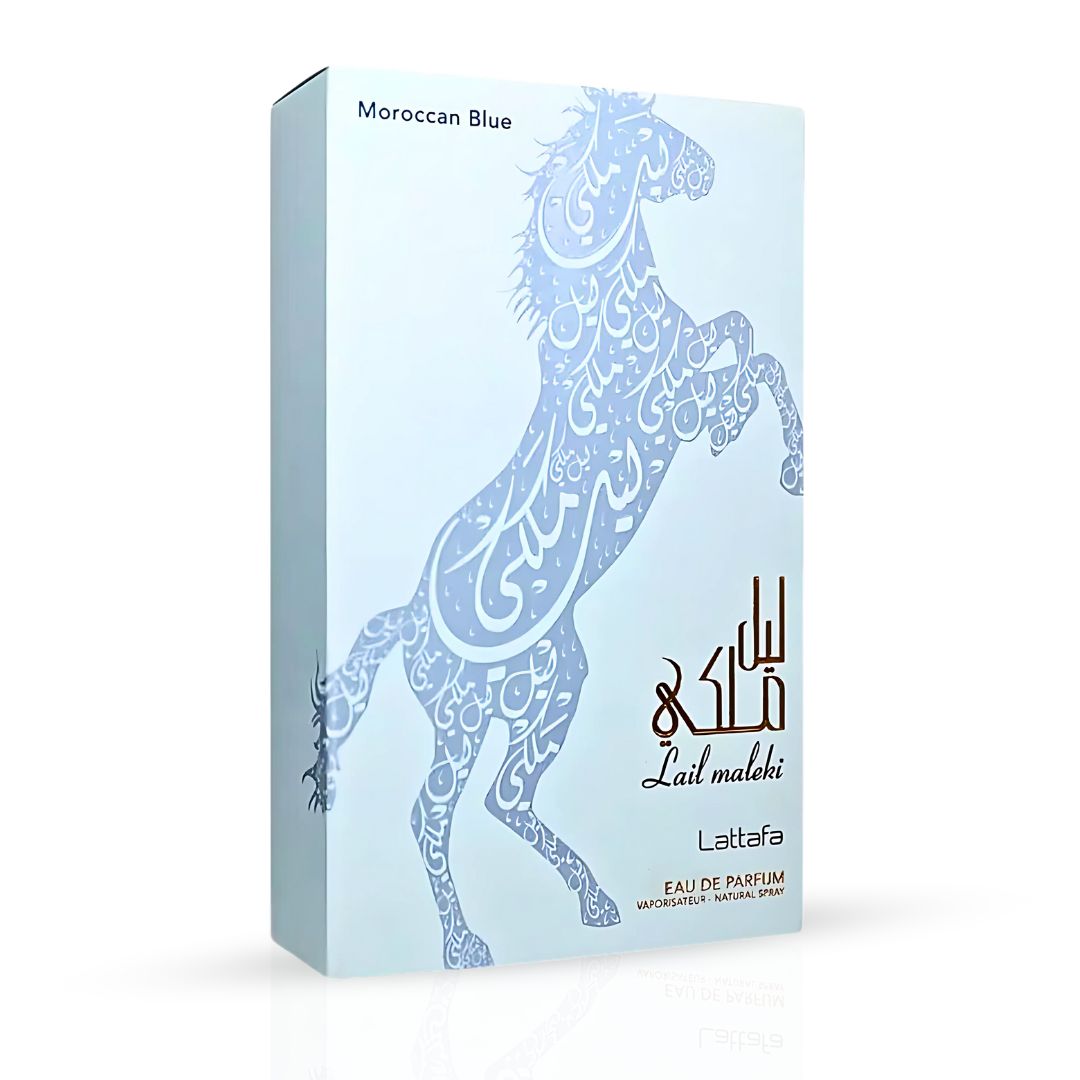 Lattafa Lail Maleki Moroccan Blue Eau De Parfum 3.4 FL.OZ