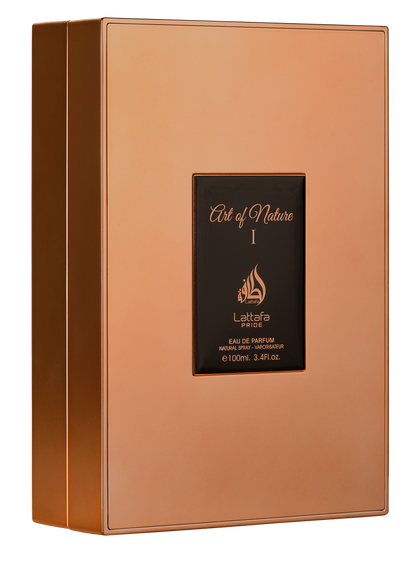 Art of Nature I by Lattafa Pride Eau de Parfum 3.4oz box packaging