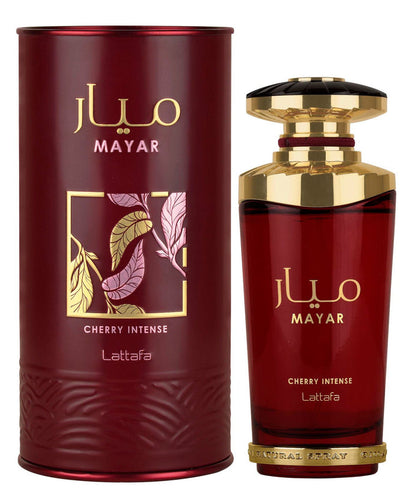 Lattafa Mayar Cherry Intense Eau de Parfum 3.4oz bottle front view, Unisex