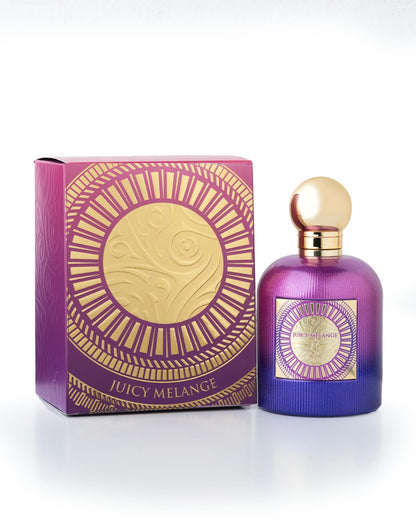 Paris Corner Juicy Melange Eau de Parfum 3.4oz bottle front view, Unisex
