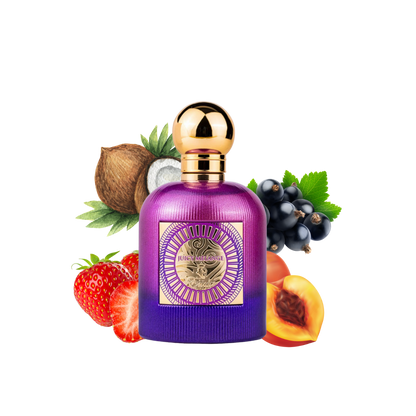 Paris Corner Juicy Melange Eau de Parfum 3.4oz box packaging, Unisex