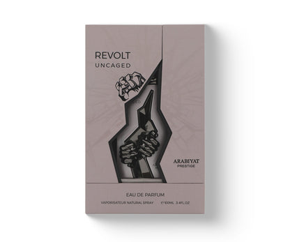 Arabiyat Prestige Revolt Uncaged Eau de Parfum 3.4oz/100ml Unisex bottle