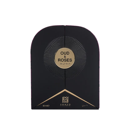 Ahmed Al Maghribi Oud and Roses Extrait de Parfum 2oz/60ml Unisex bottle