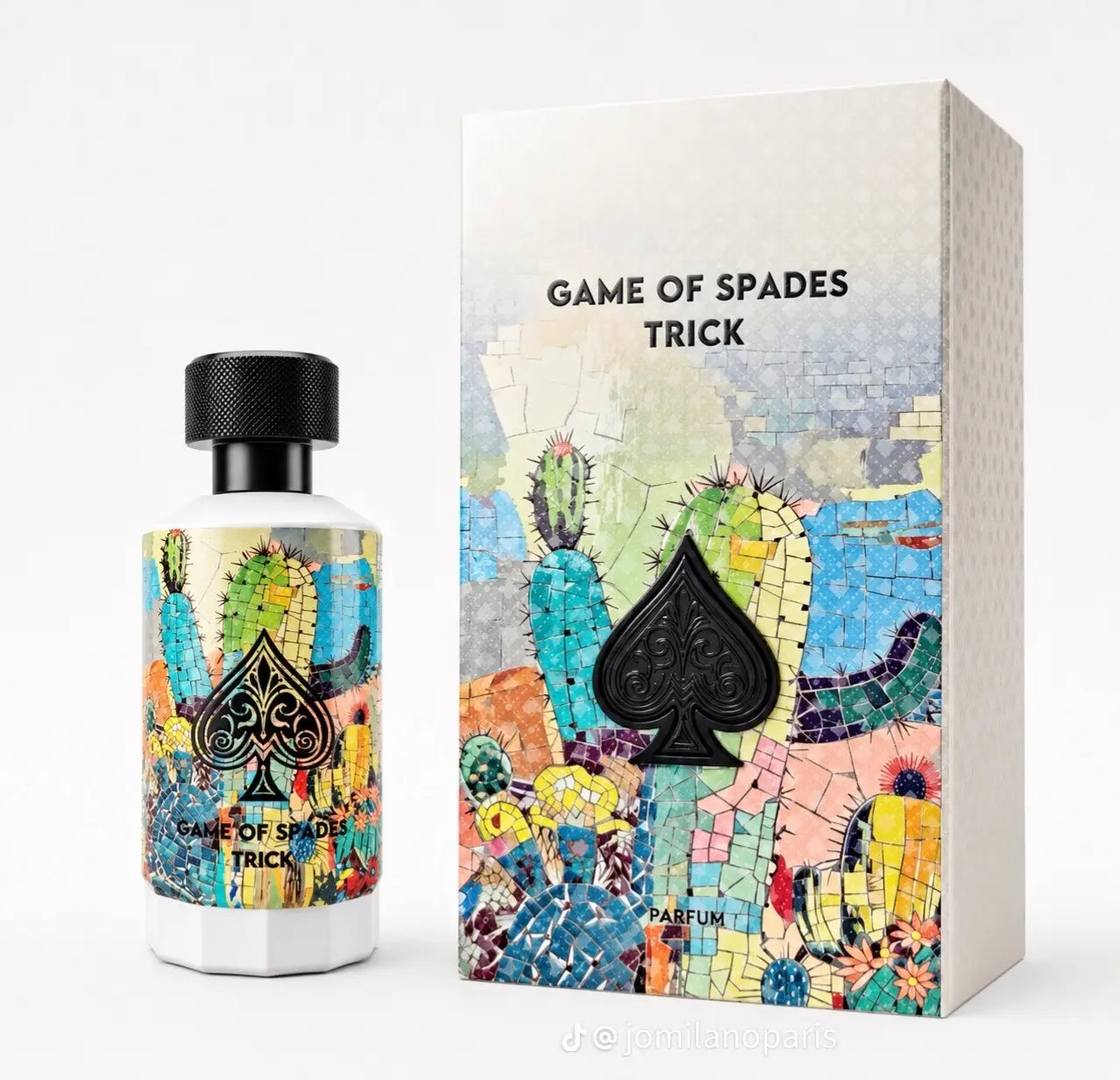 TRICK GAME OF SPADES Jo Milano For Unisex 3.4 Oz / 100 Ml PARFUM SPRAY