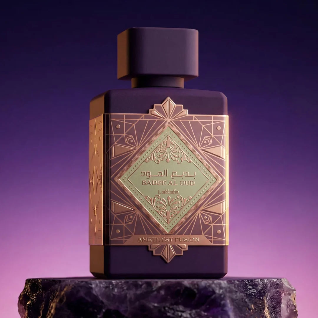 Bade'e Al Oud Amethyst Fusion Eau De Parfum 3.4 Oz 100ml by Lattafa