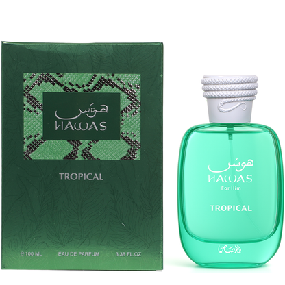 Rasasi Hawas Tropical Eau de Parfum 3.4oz/100ml bottle for men
