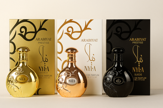 ARABIYAT PRESTIGE NYLA & NYLA VANI-ELLE  & NYLA SUEDE 2.7 Oz/ 80 Ml ORIGINAL PERFUMES UAE