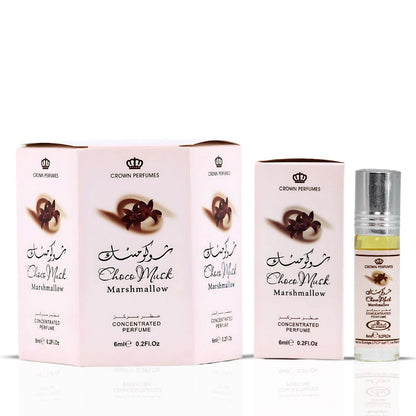 Al Rehab Choco Musk Marshmallow Perfume Oil 6ml/0.2oz box of 6 bottles
