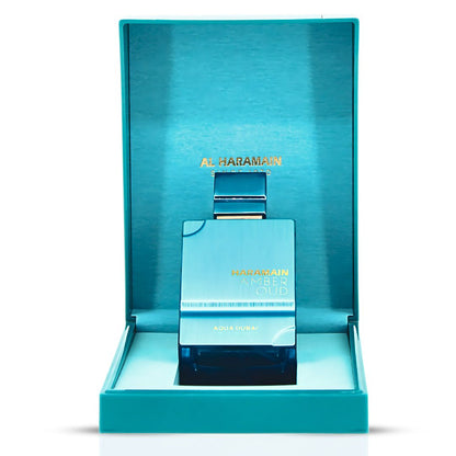 Al Haramain Amber Oud Aqua Dubai Extrait de Parfum 2.5oz bottle front view