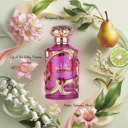 Habik for Women Eau de Parfum by Lattafa, 100ml/3.4oz - bottle