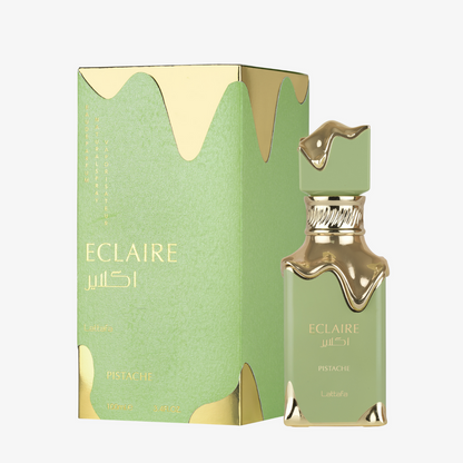 Lattafa Eclaire Pistache EDP 100ml fragrance bottle