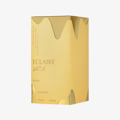 Lattafa Eclaire Banoffi EDP 100ml fragrance bottle
