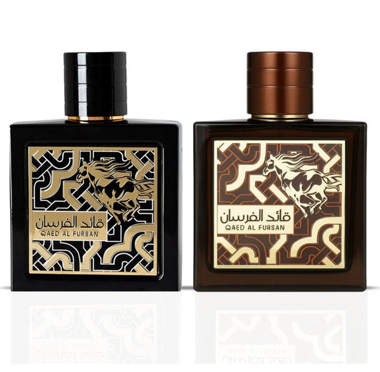 Qaed Al Fursan & Qaed Al Fursan Untamed EDP Sprays 90ML by Lattafa  (Bundle)